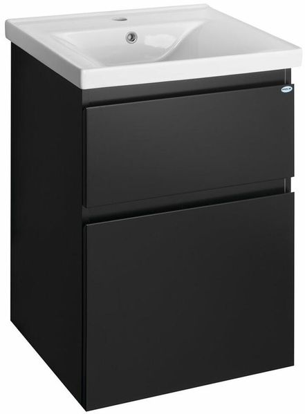 ALTAIR Unterschrank 52 x 72,5 x 45 cm, schwarz matt