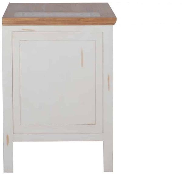 MiaMöbel Mexico Kochmodul "Old White" - Ofen rechts Massivholz Pinie Landhaus Mexiko Möbel Mexikanisch Bild 4