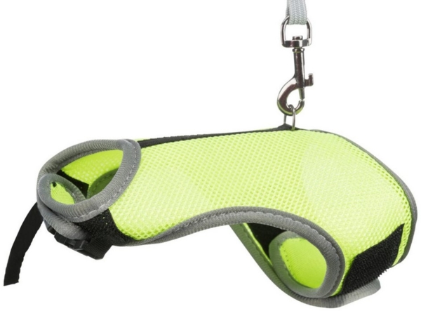 TRIXIE Geschirr Kleintiergarnitur für Zwergkaninchen, Nylon