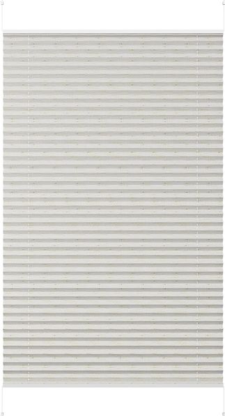 Sekey Plissee Faltrollo Klemmfix ohne Bohren Leinen 80x100cm Bild 2