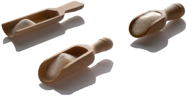 LARES Küchenschaufel 3er Set Gewürzlöffel, aus Buchenholz - zur optimalen Dosierung - Made in Germany