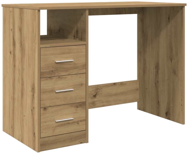 vidaXL Schreibtisch Artisan-Eiche 102x76x50 cm Holzwerkstoff 855853