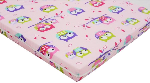 Kindermatratze Babymatratze mit Baumwollbezug, waschbar & rollbar–Allergikergeeignet, Best for Kids, 6 cm hoch