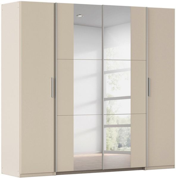 rauch Schwebetürenschrank Kleiderschrank Drehtürenschrank Schrank Garderobe KRONACH (in 3 Ausstattungen BASIC/CLASSIC/PREMIUM, Breiten 225/268/311/354 cm) Kombischrank optional mit 1 oder 2 Spiegel viele Böden MADE IN GERMANY