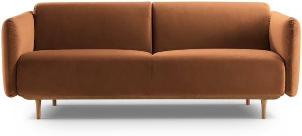 Micadoni Sofa Noomi 2-Sitzer Samt Honig