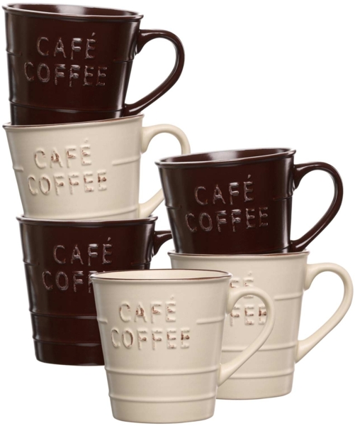 Ritzenhoff & Breker Usato Henkelbecher 360 ml 6er Set sortiert