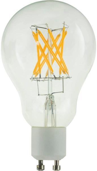 SLV LED A60 Crossed Filament, LED-Leuchtmittel, GU10, PHASE, 6,5W, 2700K - LED Lampen Sockel GU10