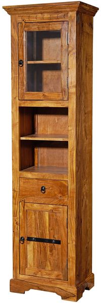 Hochschrank Akazie 52x36x187 honig lackiert OXFORD #01004