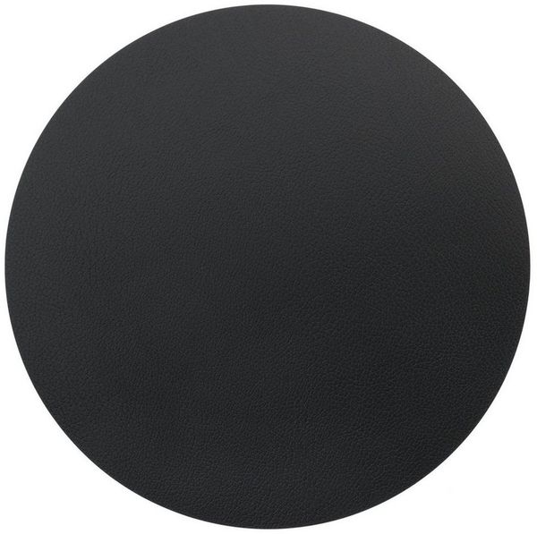LIND DNA Platzset Lind DNA Tischset Circle XL 40cm Bull schwarz 9816
