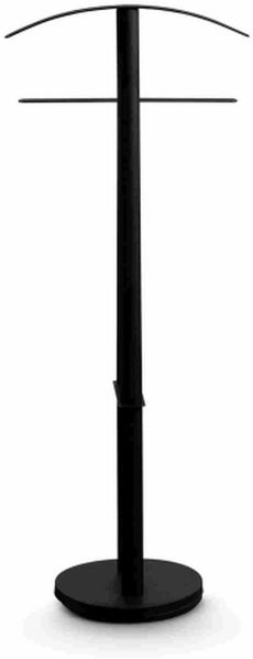 Herrendiener >Herrendiener Tobi< Hosen- und Bügelhalter, schwarz, Metall - 45x113x28cm (BxHxT)