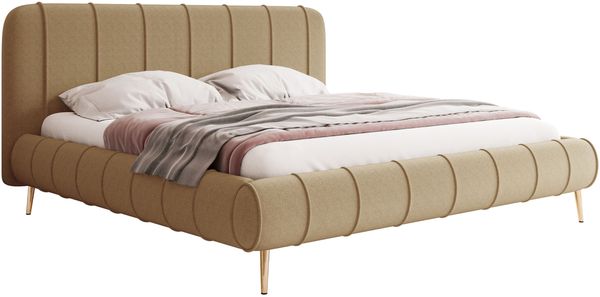 Polsterbett Slim XI mit Füße (Farbe: Kronos 35, Größe: 120x200)
