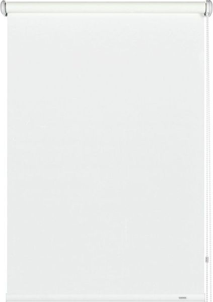Gardinia Seitenzug Rollo lichtdurchlässig, blickdicht, mit Bedienkette, Weiß, 180x62 cm