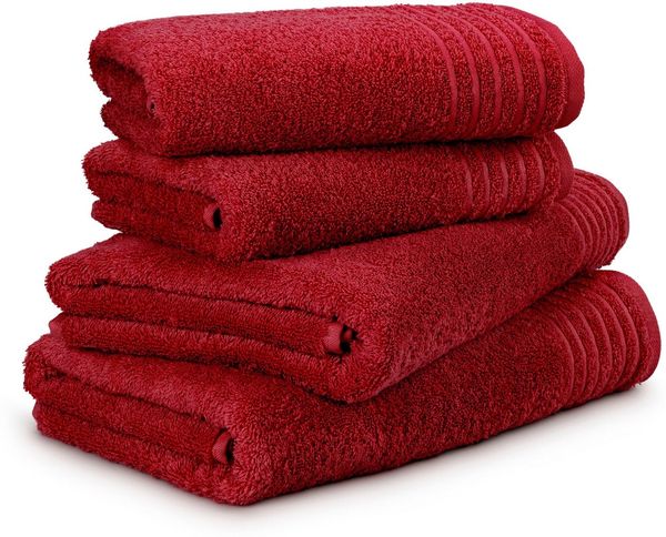 Möve Handtuch Set New Classic, Walkfrottier (4-St), 2x Hand- und 2x Duschtücher, 100% bester Baumwolle (480 g/m)
