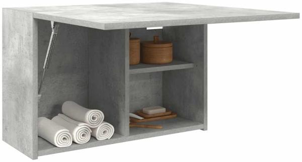 vidaXL Bad-Wandschrank Betongrau 60x25x40 cm Holzwerkstoff 860070