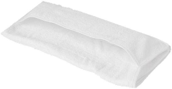 Gartenstuhlauflage mit Kapuze 500g/m² 60 x 120 x 20 cm Weiß