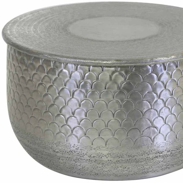 Orientalischer Beistelltisch Alava Silber M Bild 2