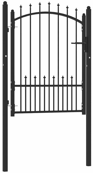 vidaXL Zauntor mit Spitzen EMMEN 100 x 125 cm 146399 Bild 2