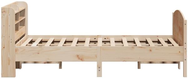 vidaXL Massivholzbett ohne Matratze 120x200 cm Kiefernholz 3306969 Bild 5