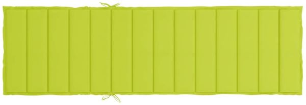 vidaXL Sonnenliegen-Auflage, Hellgrün, 3 x 200 x 50 cm Bild 5
