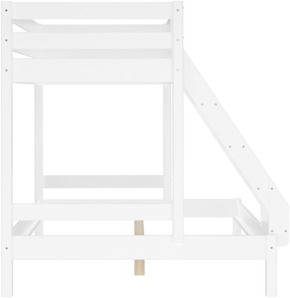 Doppel-Etagenbett 140x200 und 90x200 Erwachsenen-Stockbett Kiefer Massivholz weiß V-60.18W-09-14ohne Zubehör Bild 6