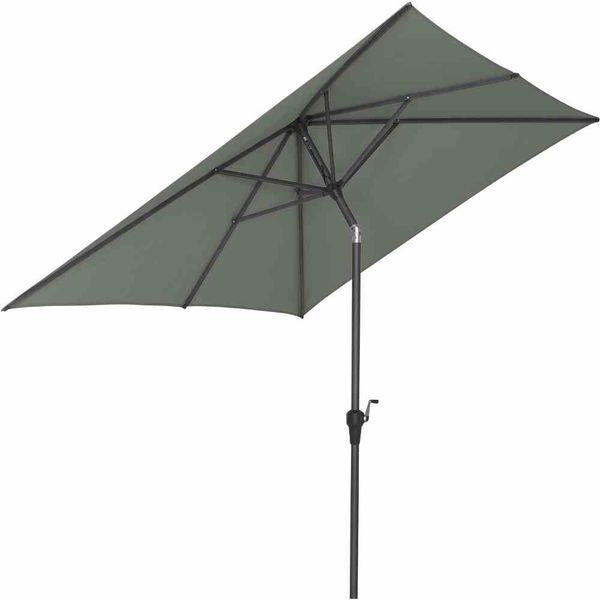 Avio Mittelstockschirm anthrazit/olive 250x200cm