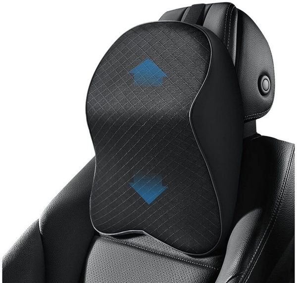 TUWENA Nackenkissen Auto Nackenkissen für Kopfstütze, Weichheit Memory Foam Nackenstütze