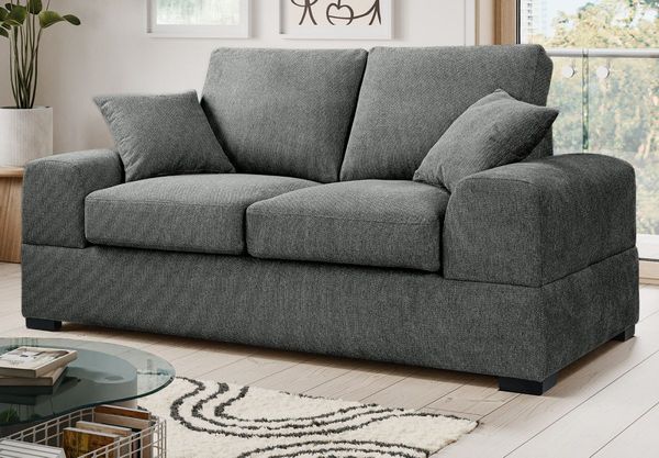 Sofa Novana in grau 2-Sitzer 182 cm