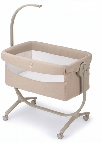 Baby Beistellbett Cullami | Mehr Farben verfügbar | inkl. Wippfunktion | 8-fach höhenverstellbar