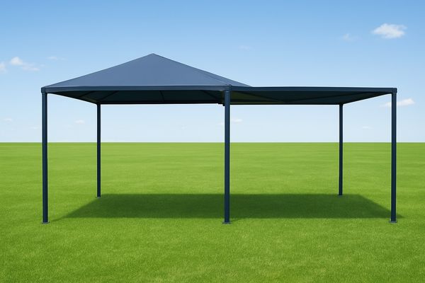 Gardissimo EXTEND XXL Pavillon Überdachung Pavillon 3x3m auf 5,8m ausziehbar