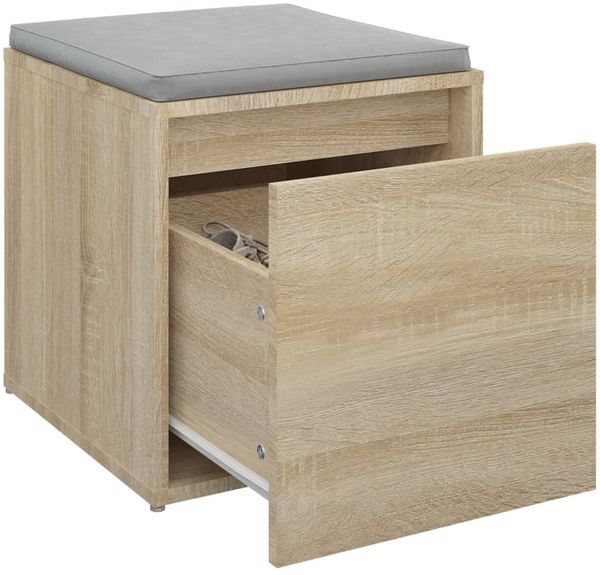 vidaXL Schubladenbox Sonoma-Eiche 40,5x40x40 cm Holzwerkstoff 808777 Bild 5