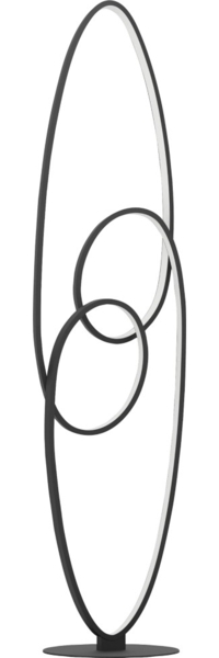 Eglo LED Stehleuchte Gianella schwarz weiß 120,5 x 25 x 30 cm