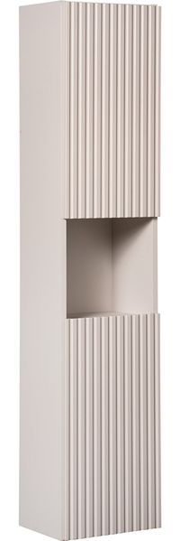 Hochschrank mit Regaleinsatz, kaschmir und Eiche, NEWPORT-56-CASHMERE Bild 3