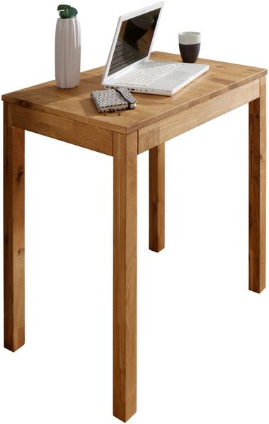 Esstisch >TI-0650< in Wildeiche massiv geölt - 50x75x70cm (BxHxT)