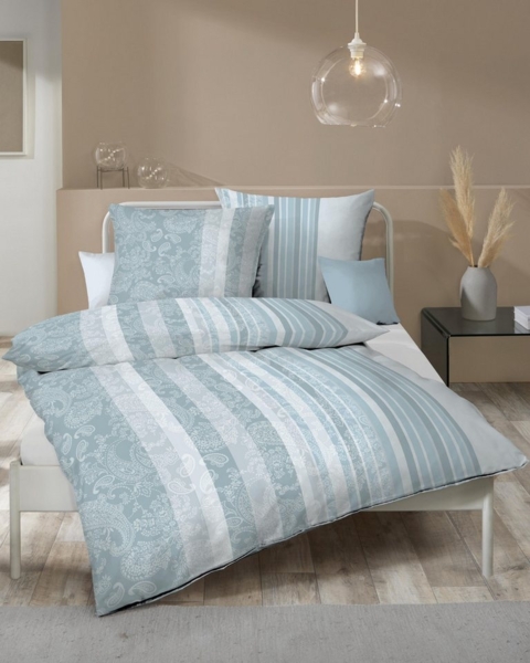 Kaeppel Bettwäsche Firenze, Interlock-Jersey, 2 teilig, Mit Paisleymuster