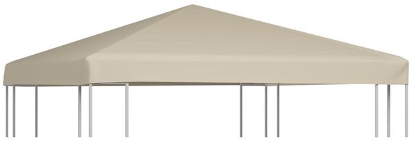 vidaXL Pavillondach 310 g/m² 3×3 m Beige 44778