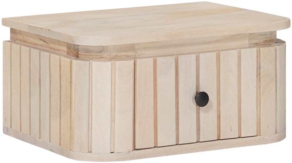 vidaXL Handgefertigter Nachttisch Weiß 40 x 30 x 20 cm 42020109