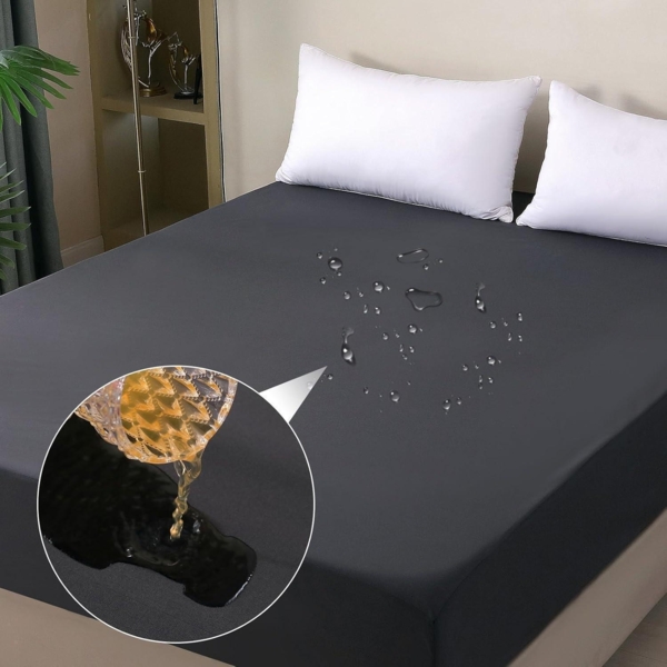 Wasserdichter Matratzenschoner 200x200cm Spannbettlaken Inkontinenzauflage