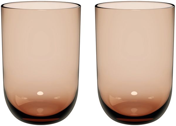 like. by Villeroy & Boch Like Glass Longdrinkbecher 385 ml 2er Set Clay