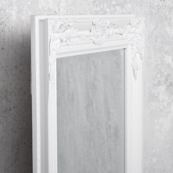 LebensWohnArt Wandspiegel Spiegel HOUSE barock Antik-Weiß ca. 170x55 cm Bild 2
