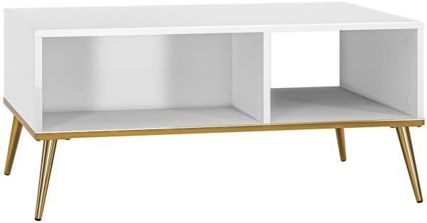 Küchenklapphängeschrank Rimini 80x36cm Glaseinsatz matt Farbe: RAL 9003 signalweiß matt / grau RI-W4BS/80/WKF