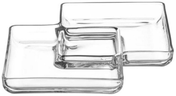 LEONARDO Servierplatte Leonardo Kabarett Sezione Klar Eckig Bild 5