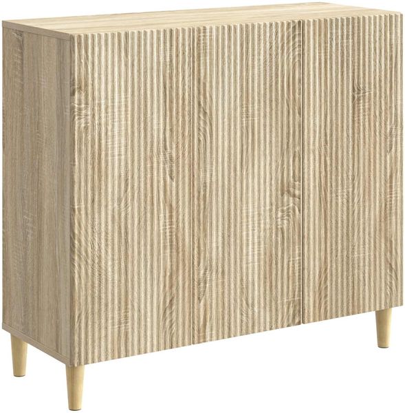 vidaXL Sideboard Sonoma-Eiche 89 x 34,5 x 80 cm Holzwerkstoff 894647