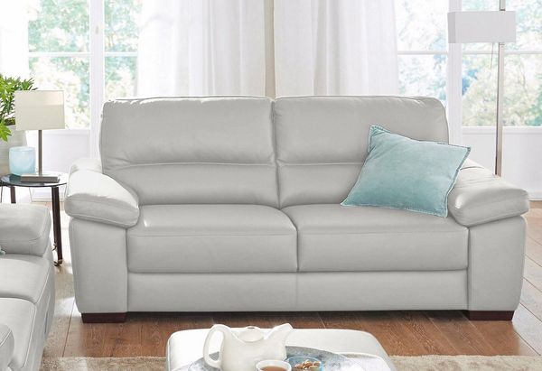 CALIA ITALIA 2-Sitzer Gaia, hochwertiges Ledersofa mit erstklassigem Sitzkomfort, edles Design, in zwei hochwertigen Lederqualitäten