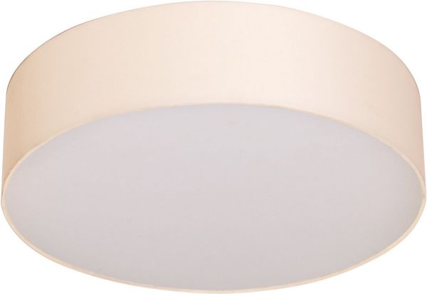 OTTO home Deckenleuchte Avveline - Textilschirm Deckenlampe, ohne Leuchtmittel, hochwertiger Leinen-Baumwoll Lampenschirm Ø 38 cm, Lampe Wohnzimmer