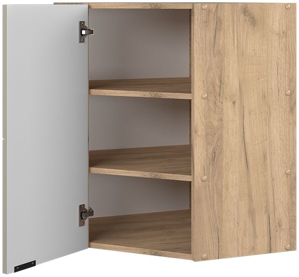 Eckhängeschrank Fame-Line GrauBeige 57 cm Vicco Bild 4