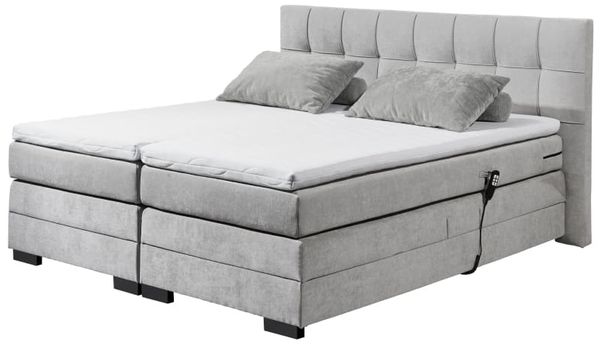 Boxspringbett Talena von ED Exciting Design – Luxus mit motorisierter Relaxfunktion, Härtegrad H2