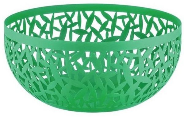 Alessi Obstschale Cactus Grün 21 cm, Edelstahl