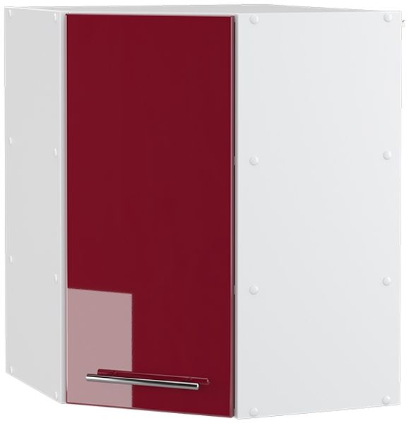 Eckhängeschrank Fame-Line Bordeaux Hochglanz 57 cm Vicco