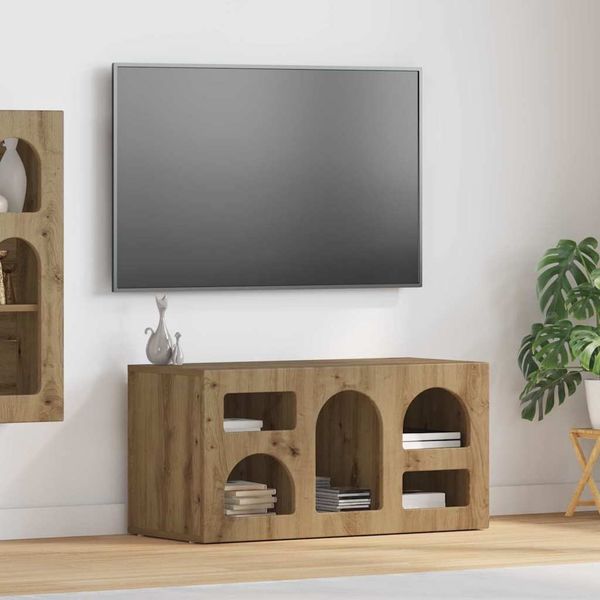 vidaXL TV-Schränk ELST 80 x 35 x 40 cm Artisan-Eiche Holzwerkstoff 891283