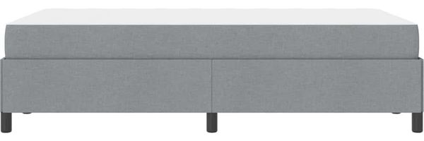 vidaXL Boxspringbett Hellgrau 120 x 190 cm Stoff 3398843 Bild 6